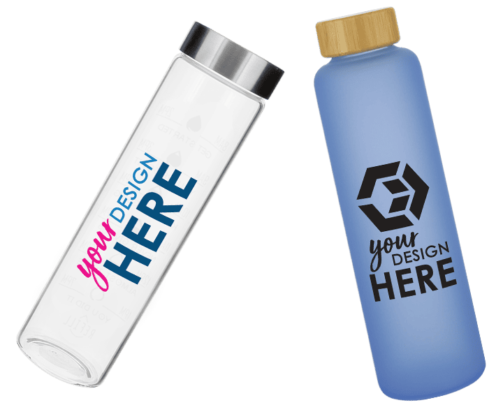 Custom Glass Water Bottles