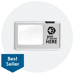 Silver Thin Light-Up Magnifier