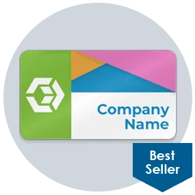 30 pt. Laminated Plastic Business Card With Rounded Corners-Full Color