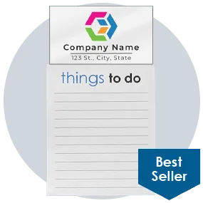 Magna-Pad Business Card Magnet-Stock Things To Do 50 Sheet-Full Color