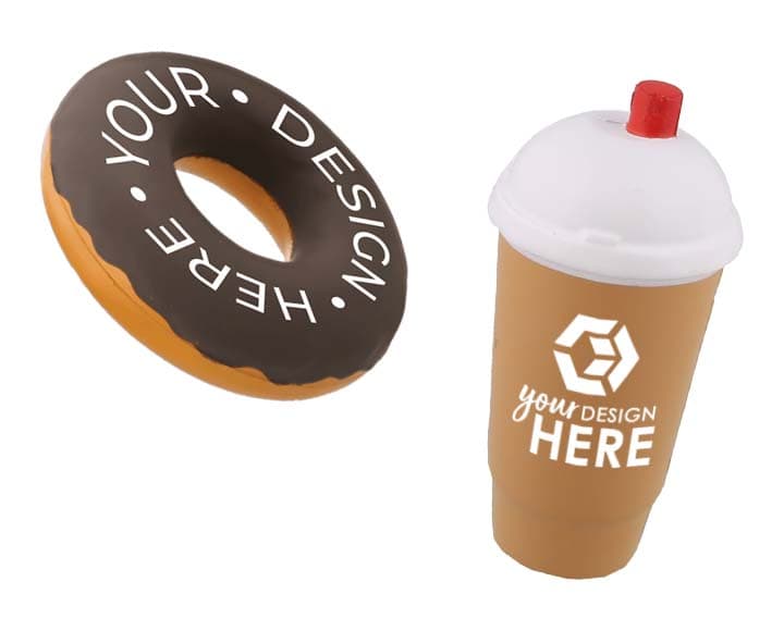 Custom Food and Drink Stress Balls