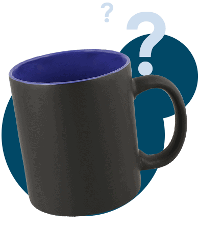 Blank bulk mugs black campfire mug