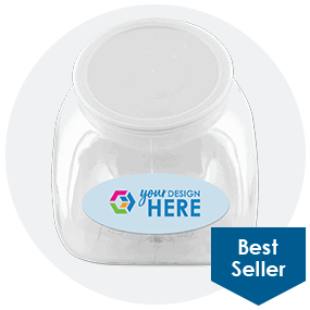64 oz. Lip Balm Tub Display-Full Color