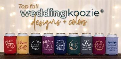 Here Are The Top Fall Wedding Koozies Designs and Colors Here Are The Top Fall Wedding Koozies Designs and Colors