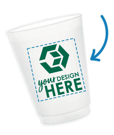 Frosted Cup Imprint Area