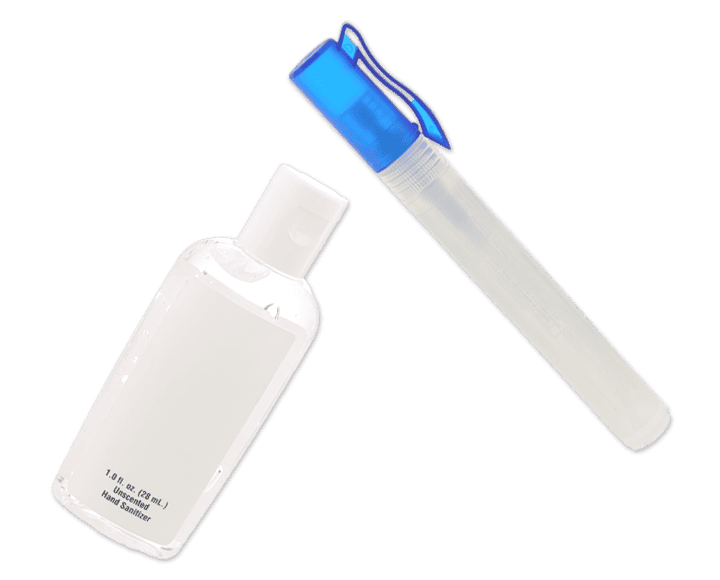 Blank hand sanitizer