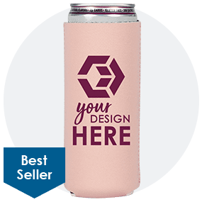 Collapsible Neoprene 12 oz. Slim Can Cooler 