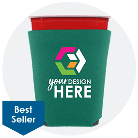 Plastic Cup Cooler-Full Color