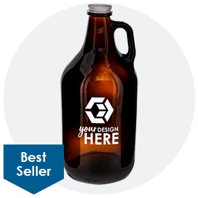 64 oz. Glass Beer Growler 