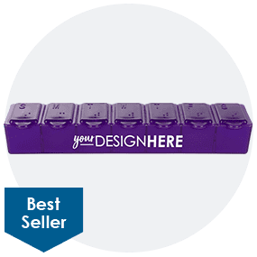 7-Day Pill Box With Braille Lettering