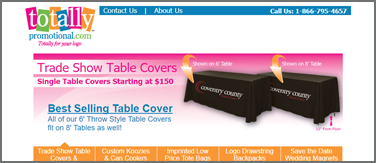 Totally Promotional Home Page