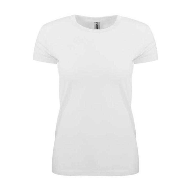 トップス jentlouis JL Pack T-shirts White White Tultex® Women's Fine Jersey Slim Fit T-Shirt | Totally