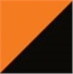 Orange with Black Frame