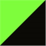 Green with Black Frame