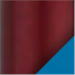 Metallic Burgundy with Blue Ink