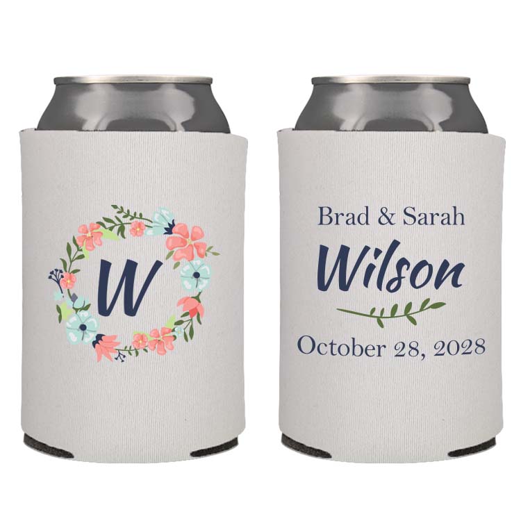 Full Color Wedding Can Insulator