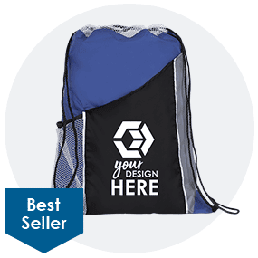 Tri-Color Drawstring Bags