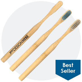 Bamboo Round Toothbrushes-Assorted