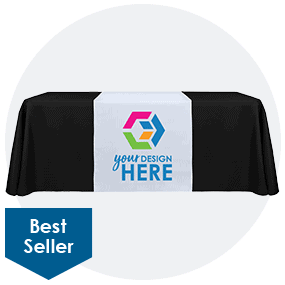 30-in. X 60-in. Full Color Table Runner