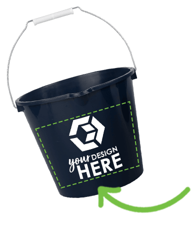 Imprint Info for Personalized Drink Buckets