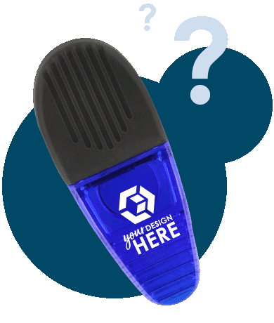 Chip clips with logo