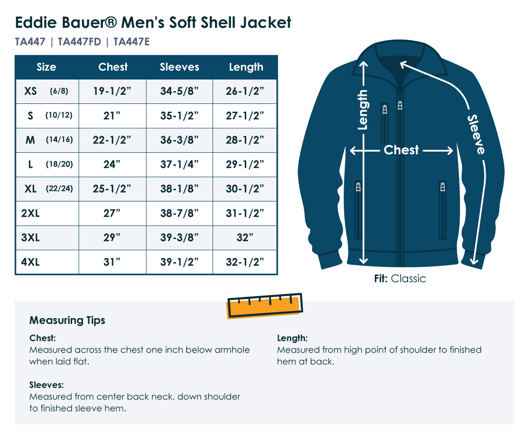 Eddie Bauer® Men's Soft Shell Jacket Full Color | Totally Promotional