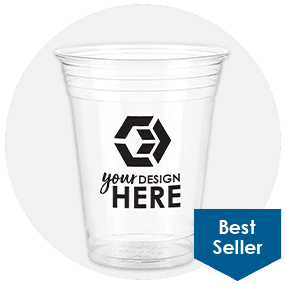 Custom Disposable Cups - Clear Plastic Cups with Your Logo | Totally  Promotional