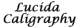 Lucida-Caligraphy
